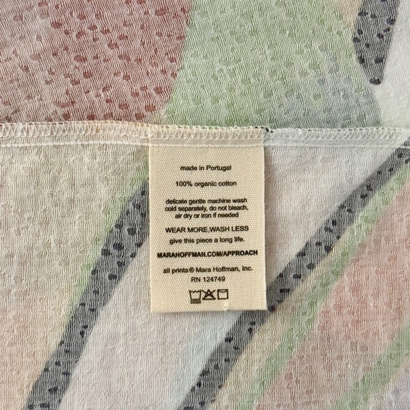 NWT Mara Hoffman Midi Strapless Cutout Samara Printed Dress - Picture 8 of 8